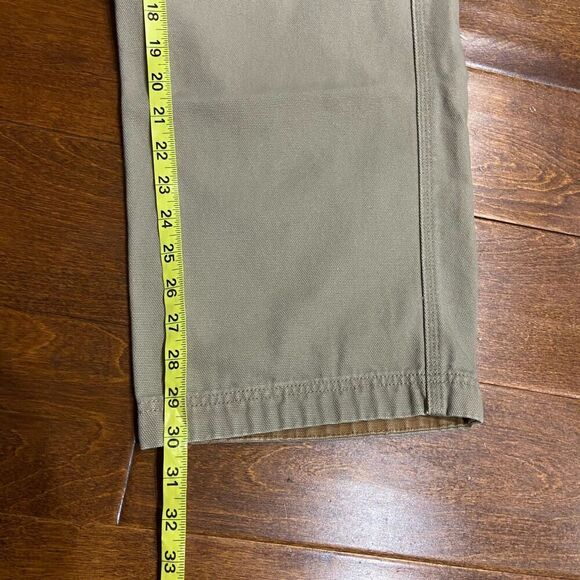 Duluth Trading Company Vtg Workwear Cargo Canvas Cotton Tan Pants Men's 40 x 32 - Picture 7 of 8